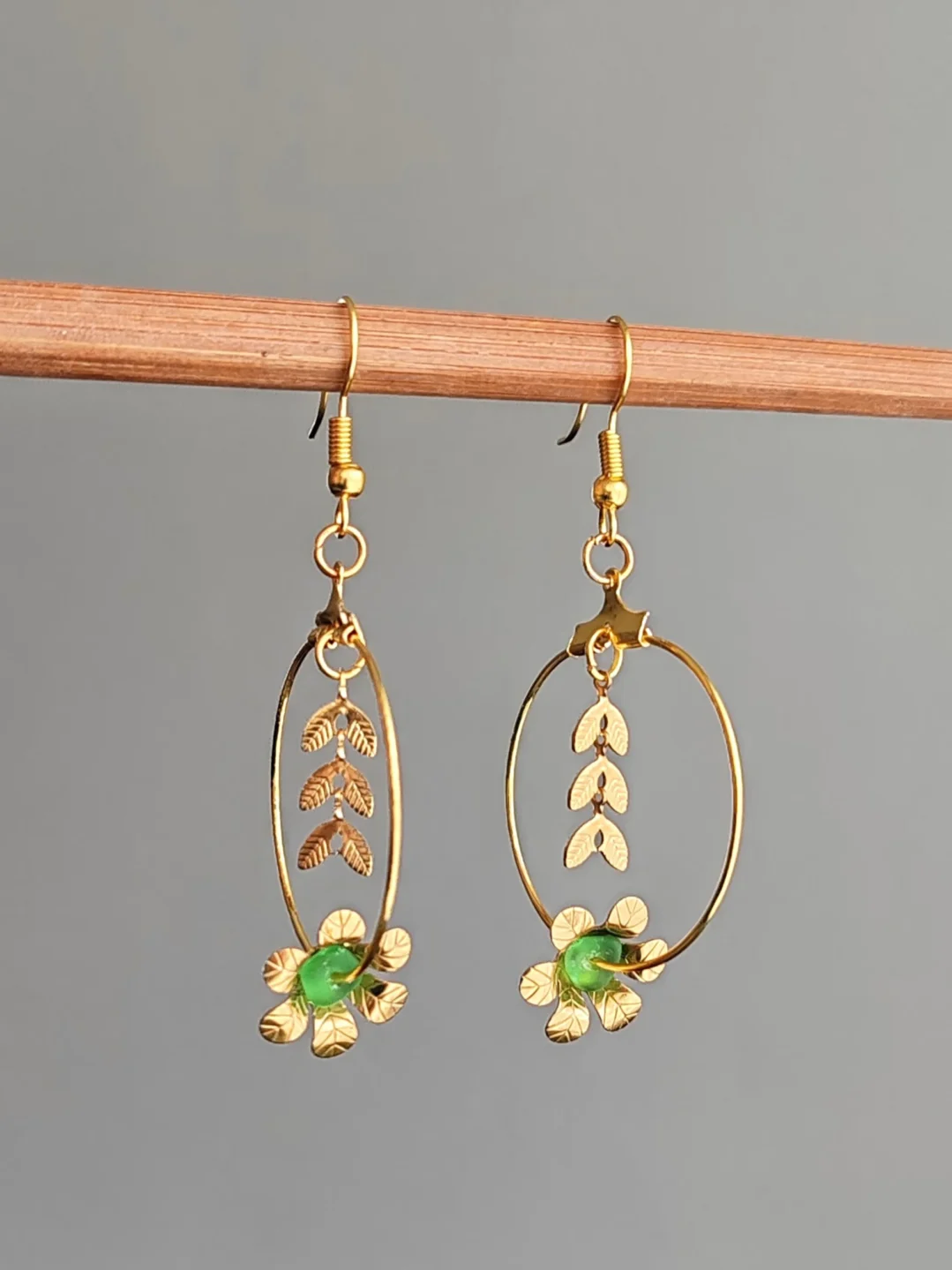 Boucles d'oreilles Sable d'or