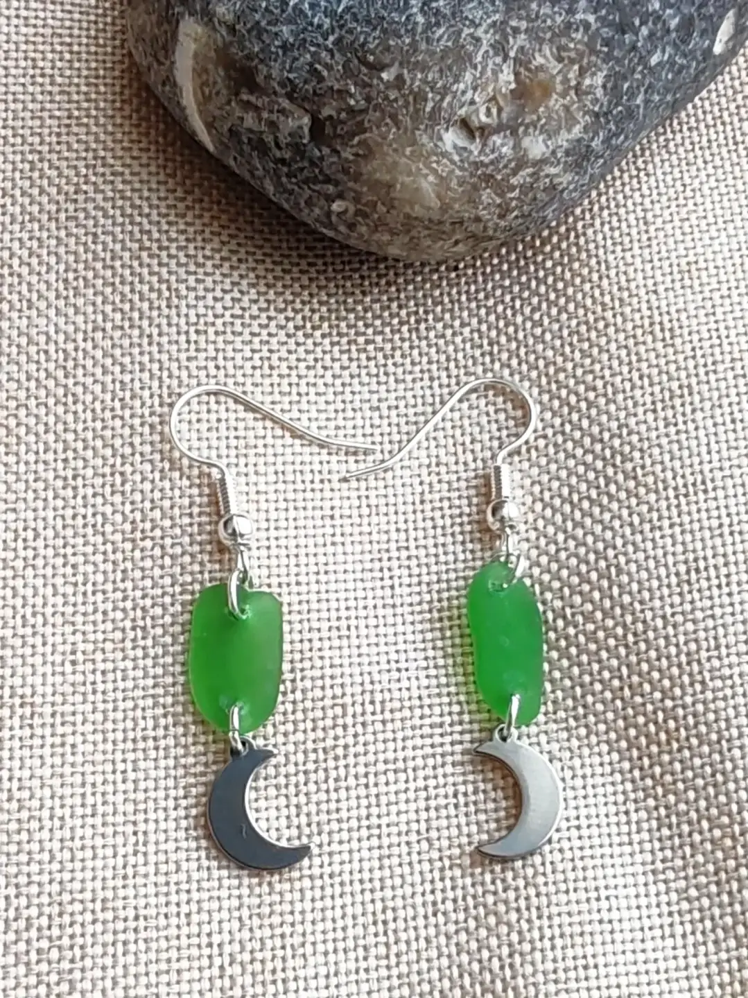 Boucles d'oreilles Perle des lunes