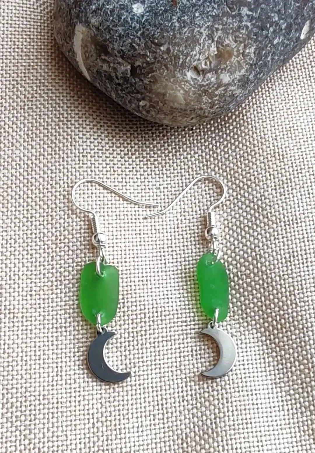 Boucles d'oreilles Perle des lunes